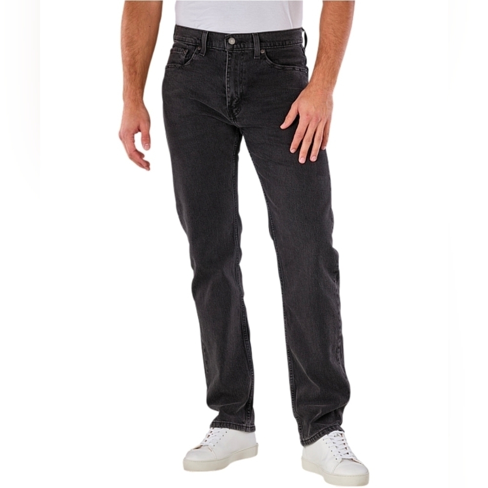 Levi's 505 38x32 Faded Black Straight Leg Jeans